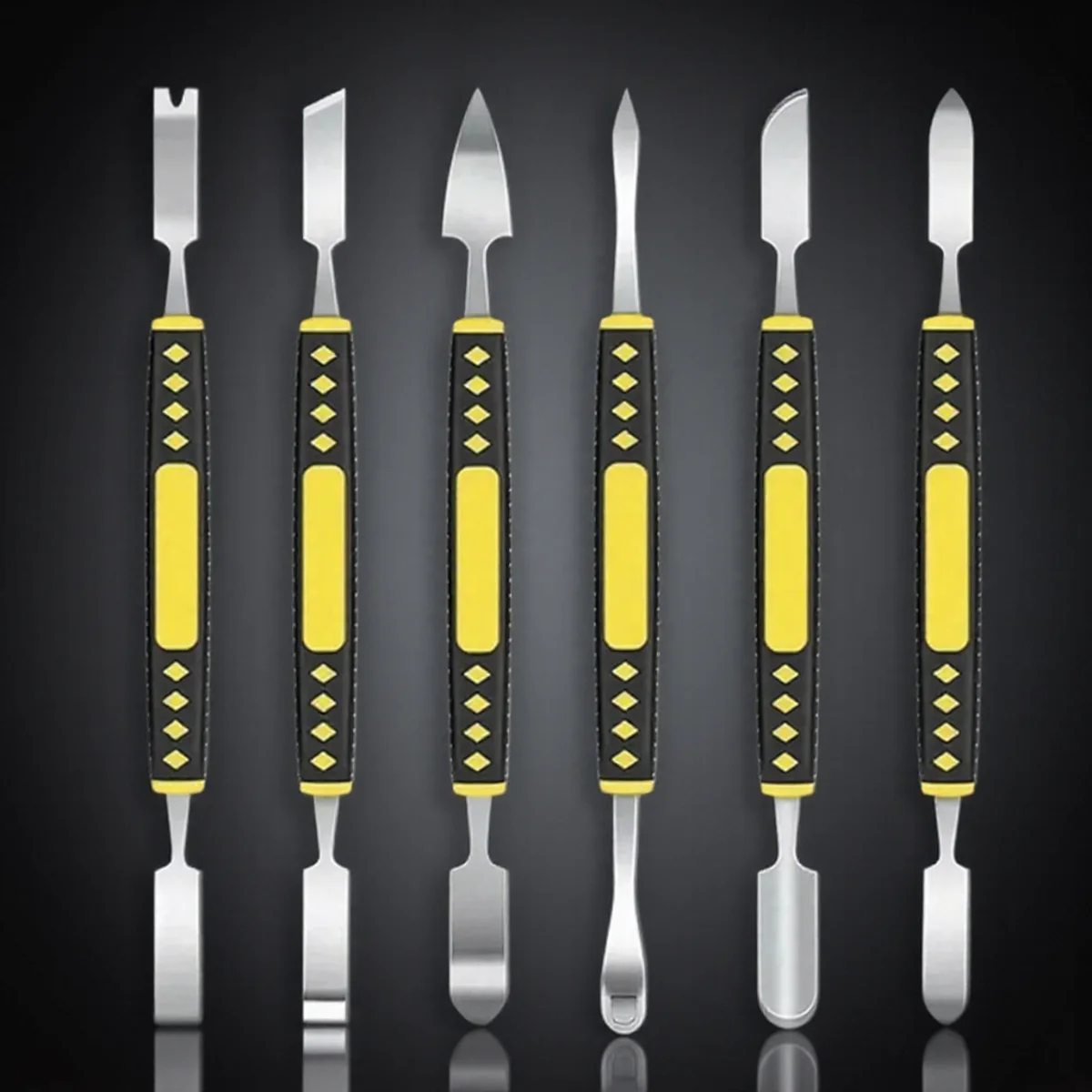 

Набор инструментов для металлической монтировки 6 в 1, набор инструментов для ремонта мобильного телефона, планшета, ноутбука, умных часов, набор инструментов для разборки отверток