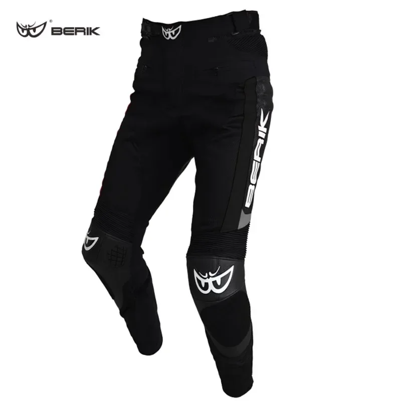 Berik Motorfietsen Broek Anti-Druppel Slijtvaste Mannen Dames Gear Koeienhuid Materiaal Ademende Mesh Kincana Trainingsbroek