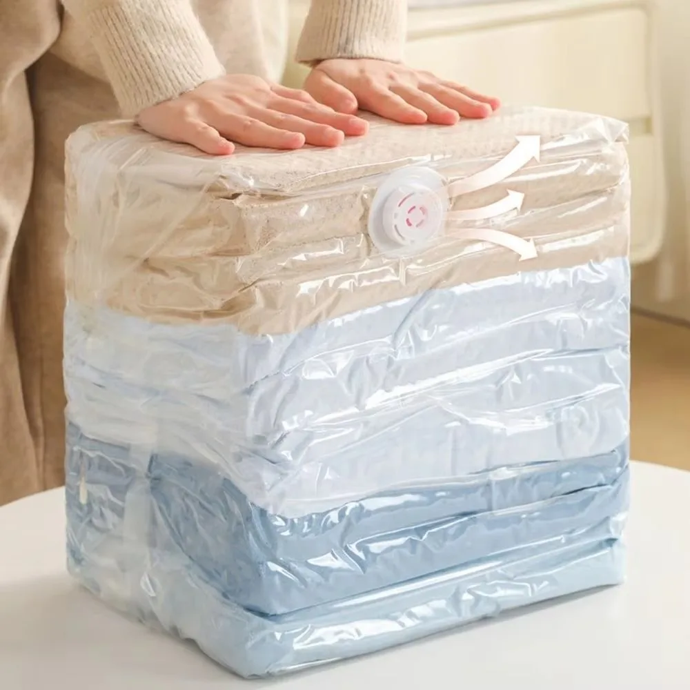 Vakuum-Kompressionsbeutel, verdickt, keine Pumpe erforderlich, Vakuum-Aufbewahrungsbeutel, große Kapazität, wiederverwendbare Kleidung, Quilt-Verpackungsbeutel