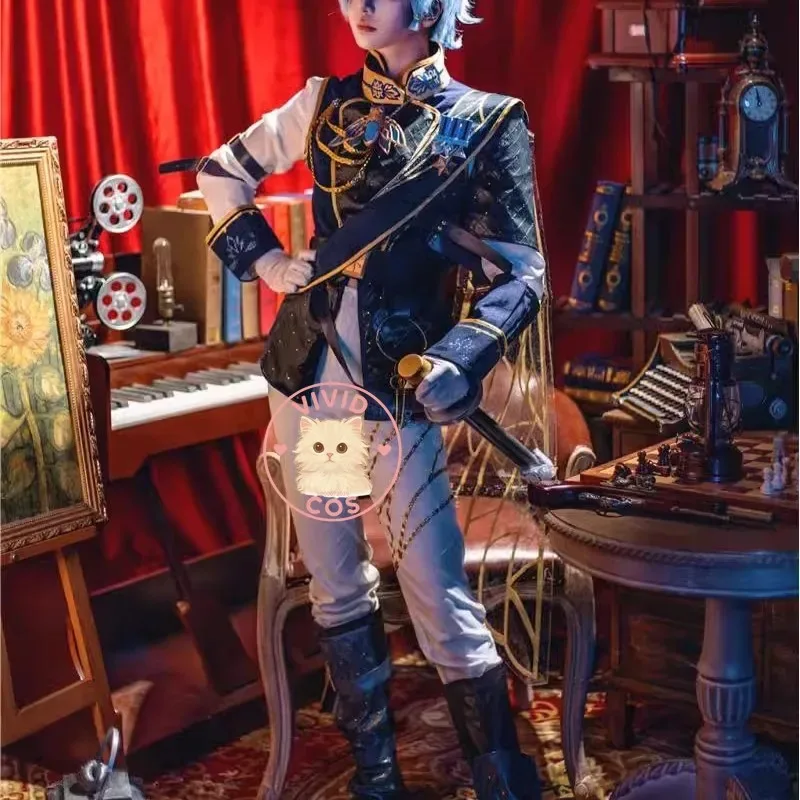 

Identity V cosplay fantasy, complete set of the Priestess's 'Ice Butterfly' and the Prison's 'Winter Cigarette'