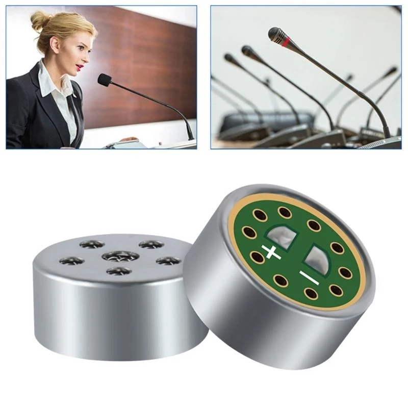 B2EF Professional Quality Microphone Cores Electret Condenser Mic Cores for Broadcasts Music Excellent Noise Reductions