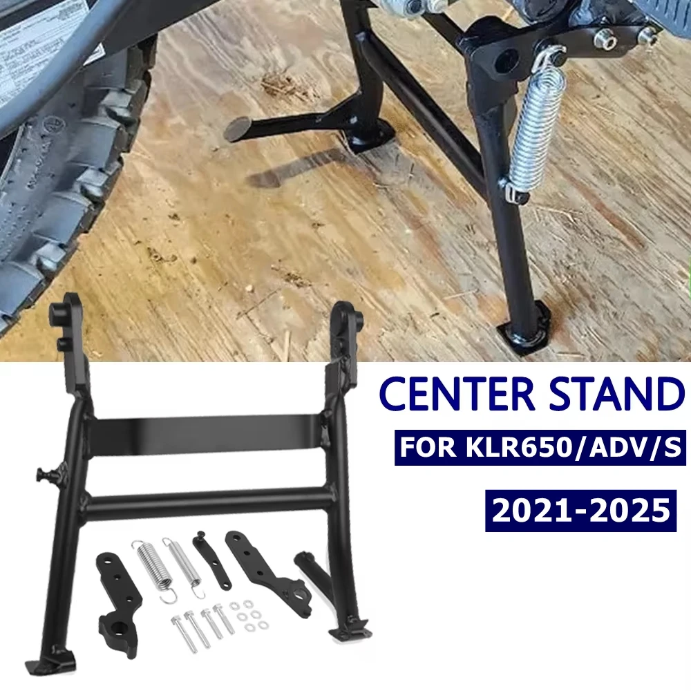 

Motorcycle Center Stand Kickstand Support Bracket For Kawasaki KLR650 KLR 650 ADV 2021-2025 Parking Centerstand KLR650S