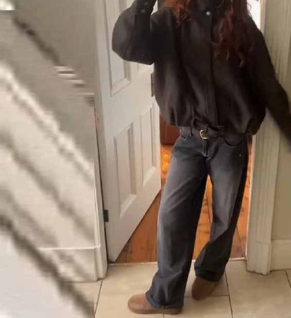 

Модная повседневная куртка со стойкой для женщин, свободная посадка на шнуровке, повседневное пальто для поездок на работу, осень 202, новая женская верхняя одежда в уличном стиле