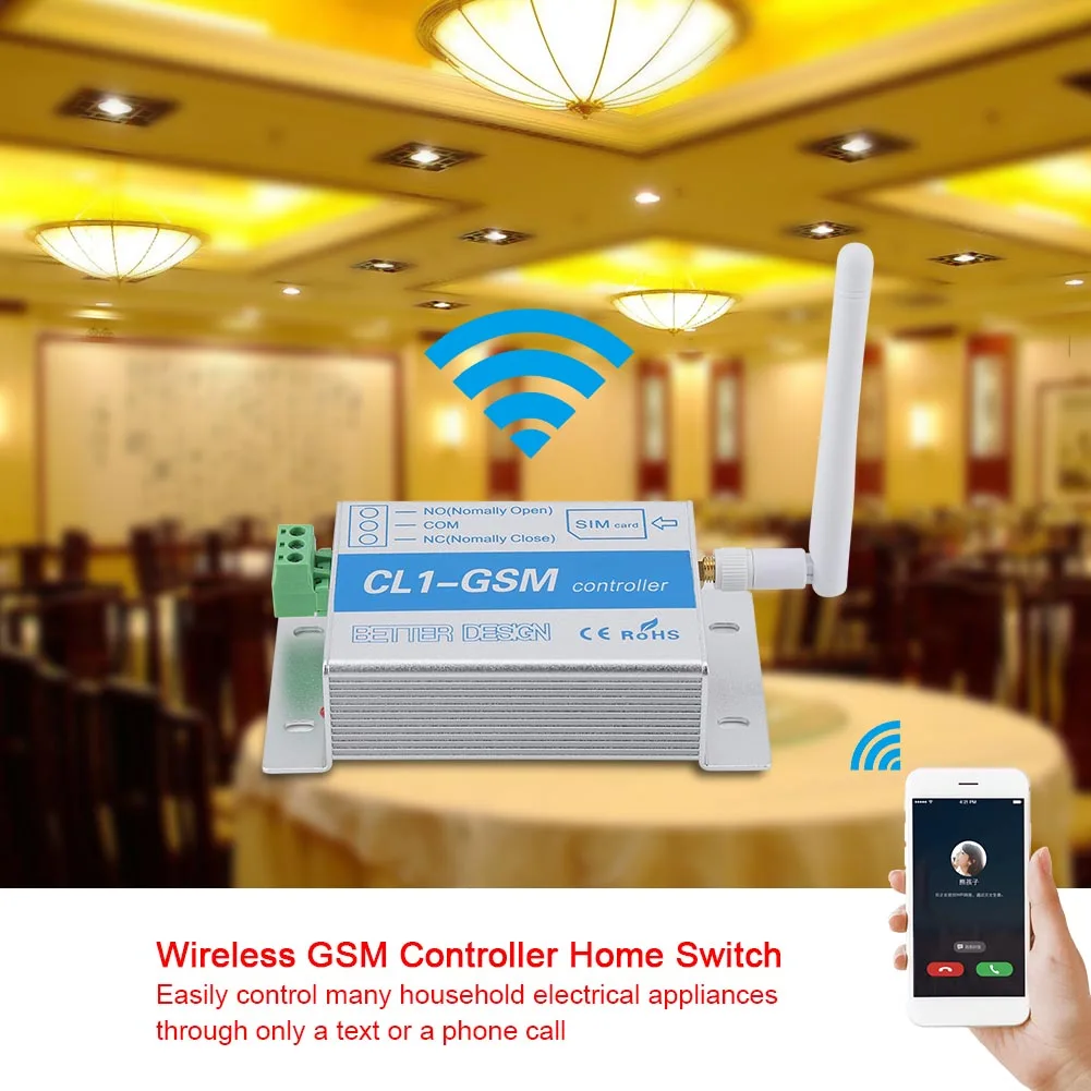 GSM Controller Wireless Remote Controller  Wireless Remote Controller GSM SMS Smart Home Security System  CL1-GSM