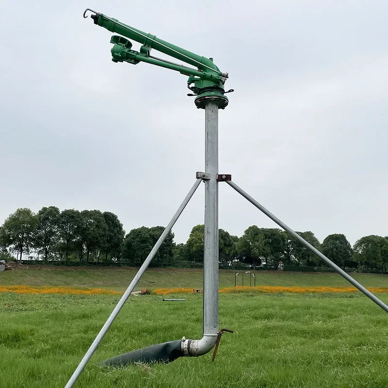 Agriculture or industry dedusting Long shoot radius 28-62m tripod irrigation system rain  sprinkler