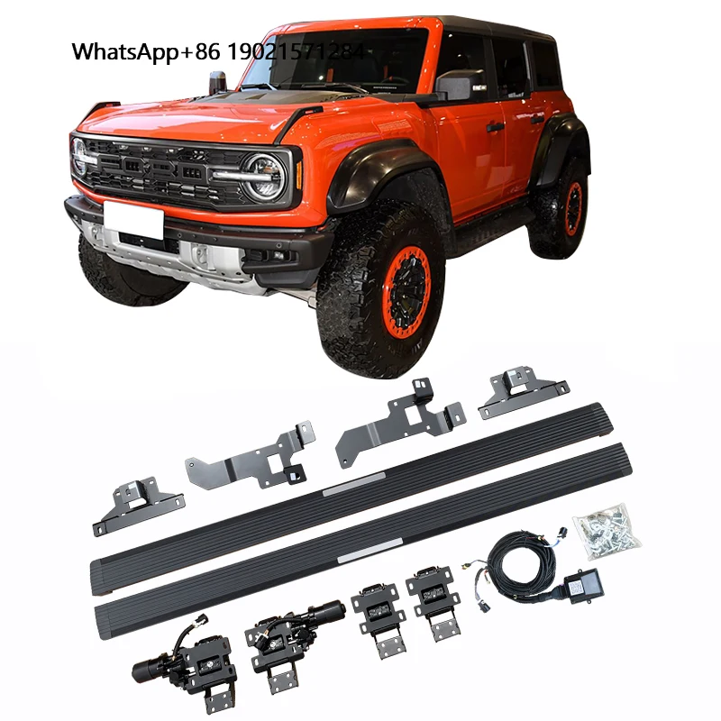 

Electric Side Steps Automatic Aluminium Alloy Electric Running Board for Ford Bronco 4 door City version 2020-2025