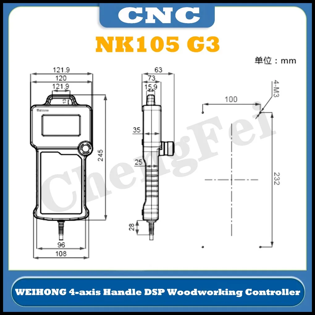 Mới Nhất Weihong Nk105 G3 Dsp Tay Cầm Điều Khiển 3 Trục 4 Trục Nc Phòng Thu Điều Khiển Chuyển Động Hệ Thống Cnc Router Tự Động công Cụ Đổi