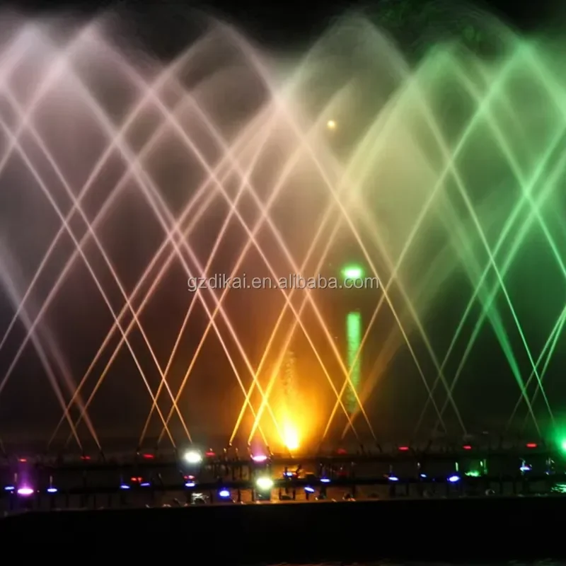 for LED Water Dancing Fountain Outdoor Floating Musical Garden Decor Light Show Pool Party Wedding Event Decoration Equipment