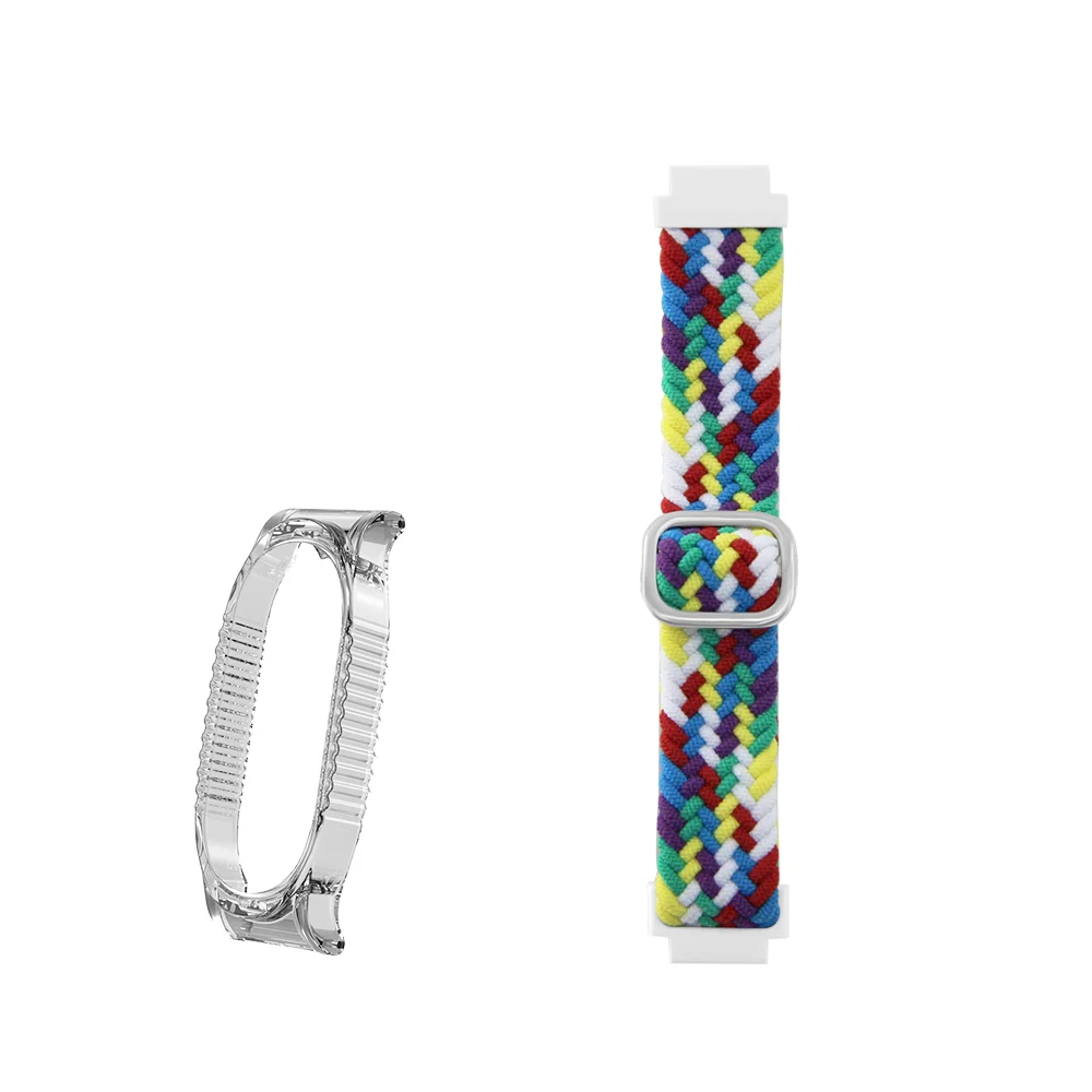 

Nylon Return Elastic Watch Strap For Xiaomi Band 3/4/5/6/7/8 Protective Case Quick Release Skin-friendly Replacement Wristband
