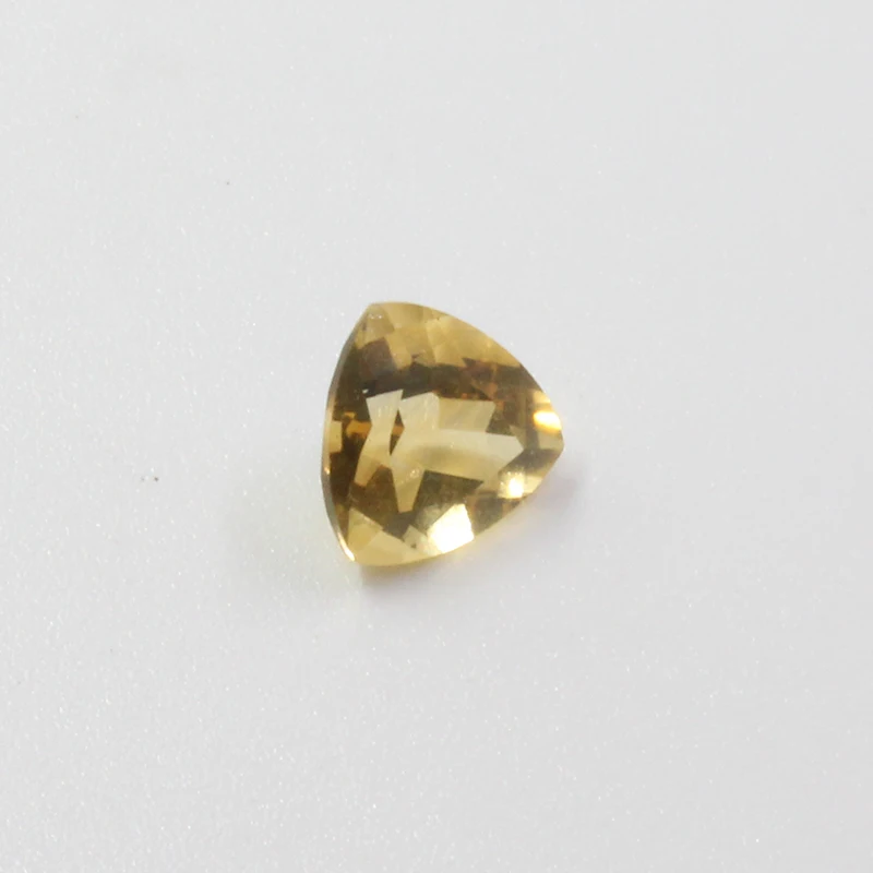 8mm Brilliant Trillion Cut Natural Citrine Loose Gemstone for Ring Flawless Natural Citrine Loose Gemstone for Jewelry Making