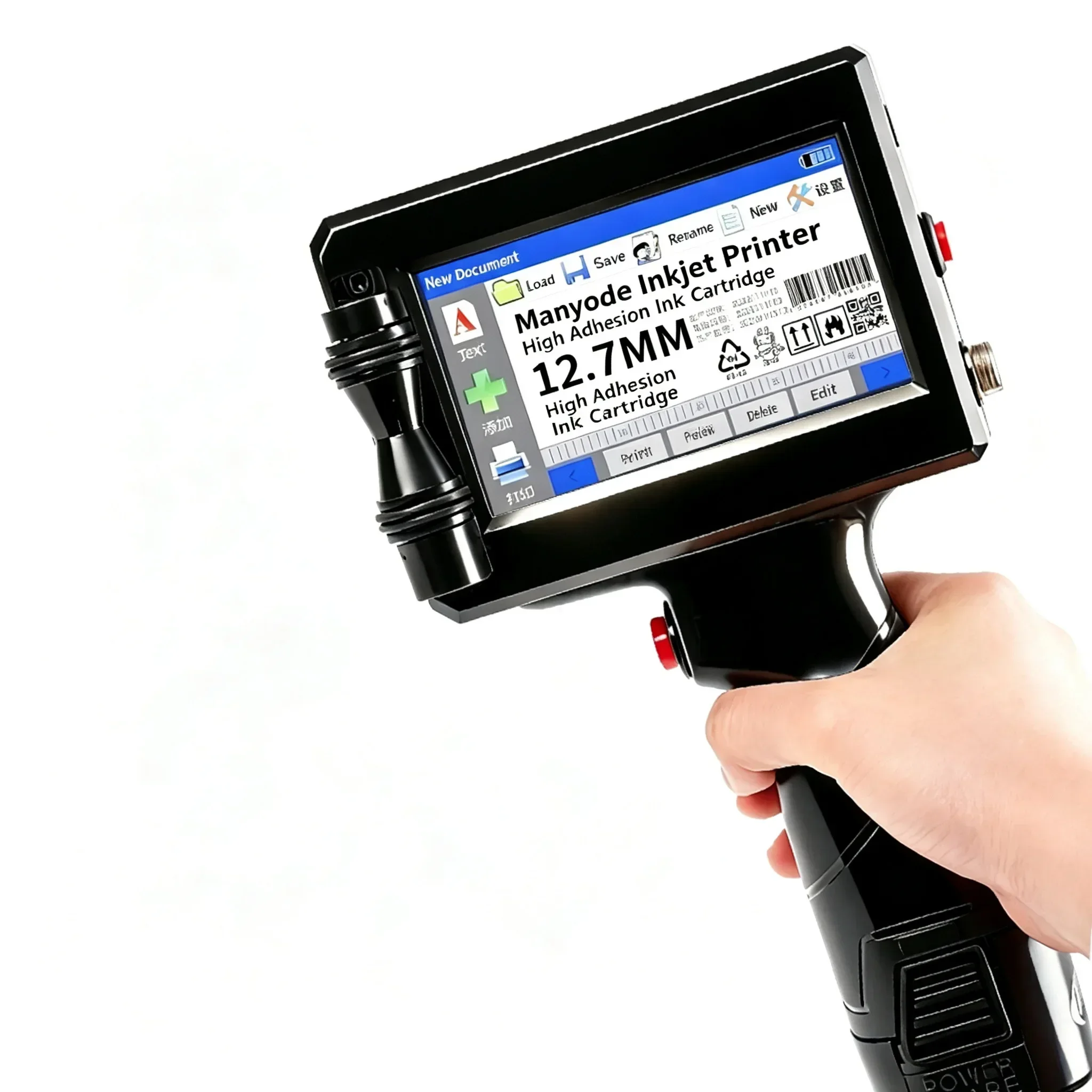 Smart Handheld Mini Coding Machine for Production Date Manual Marking QR Code Digital Labeling Packaging Price Tagging with Auto