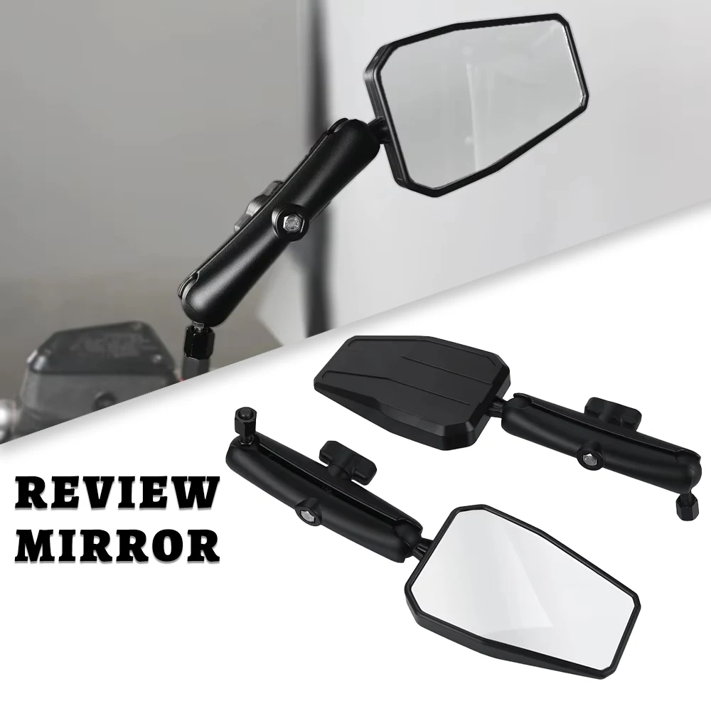 1 Pair New For Voge 300 Rally 300RALLY Universal Folding Motorcycle Rearview Mirrors Off Road Adventure Wide View Side Mirrors