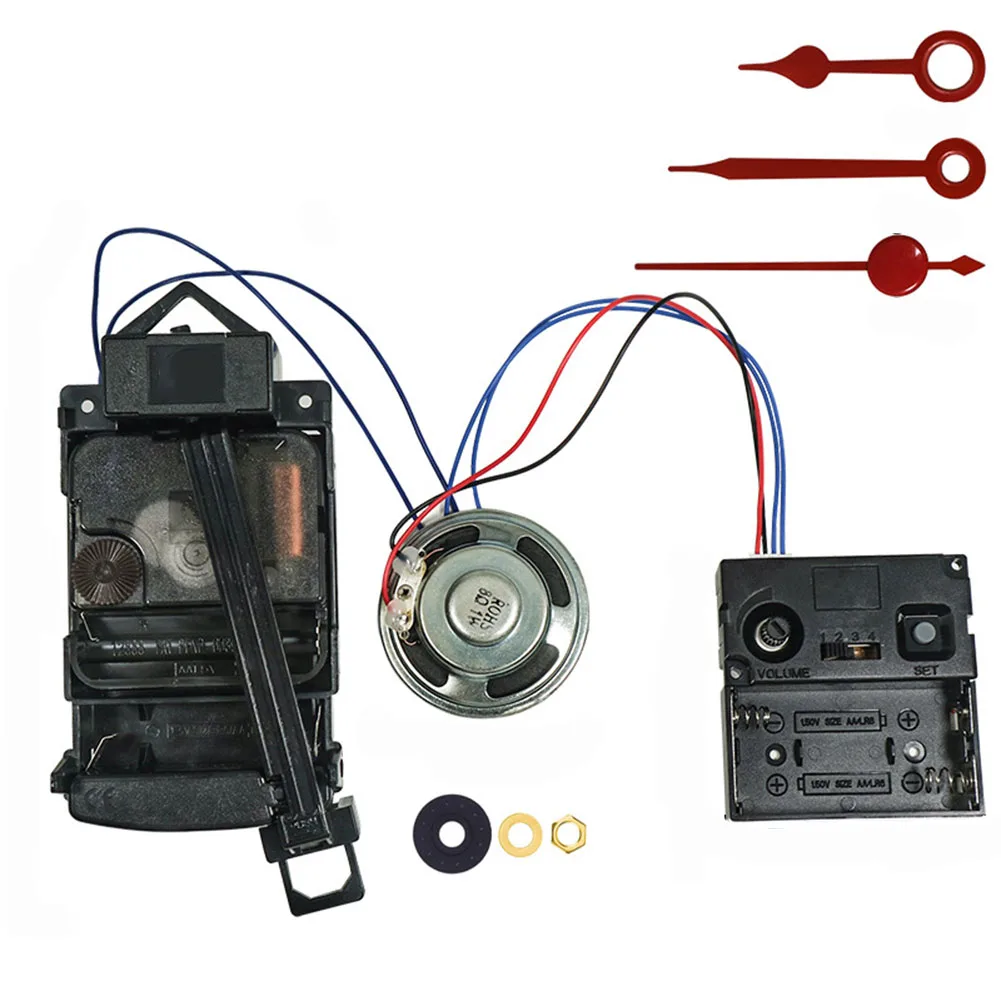 Pendulum Movement for Wall Clocks with Silent Quartz Mechanism and Replacement Hands for Repairing Vintage and Modern Clocks