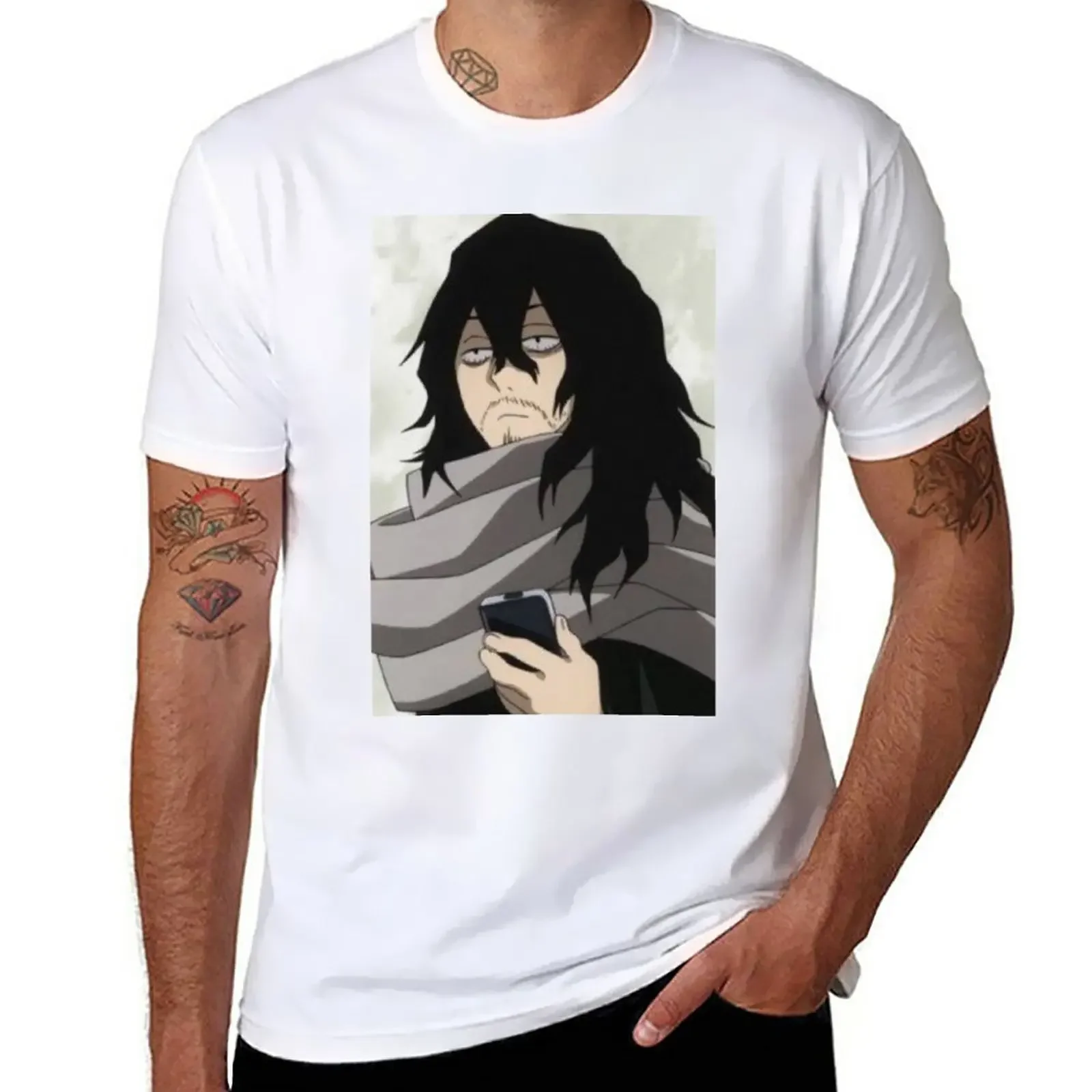 Sleepy aizawa T-Shirt plus sizes Short sleeve tee hippie clothes men t shirts