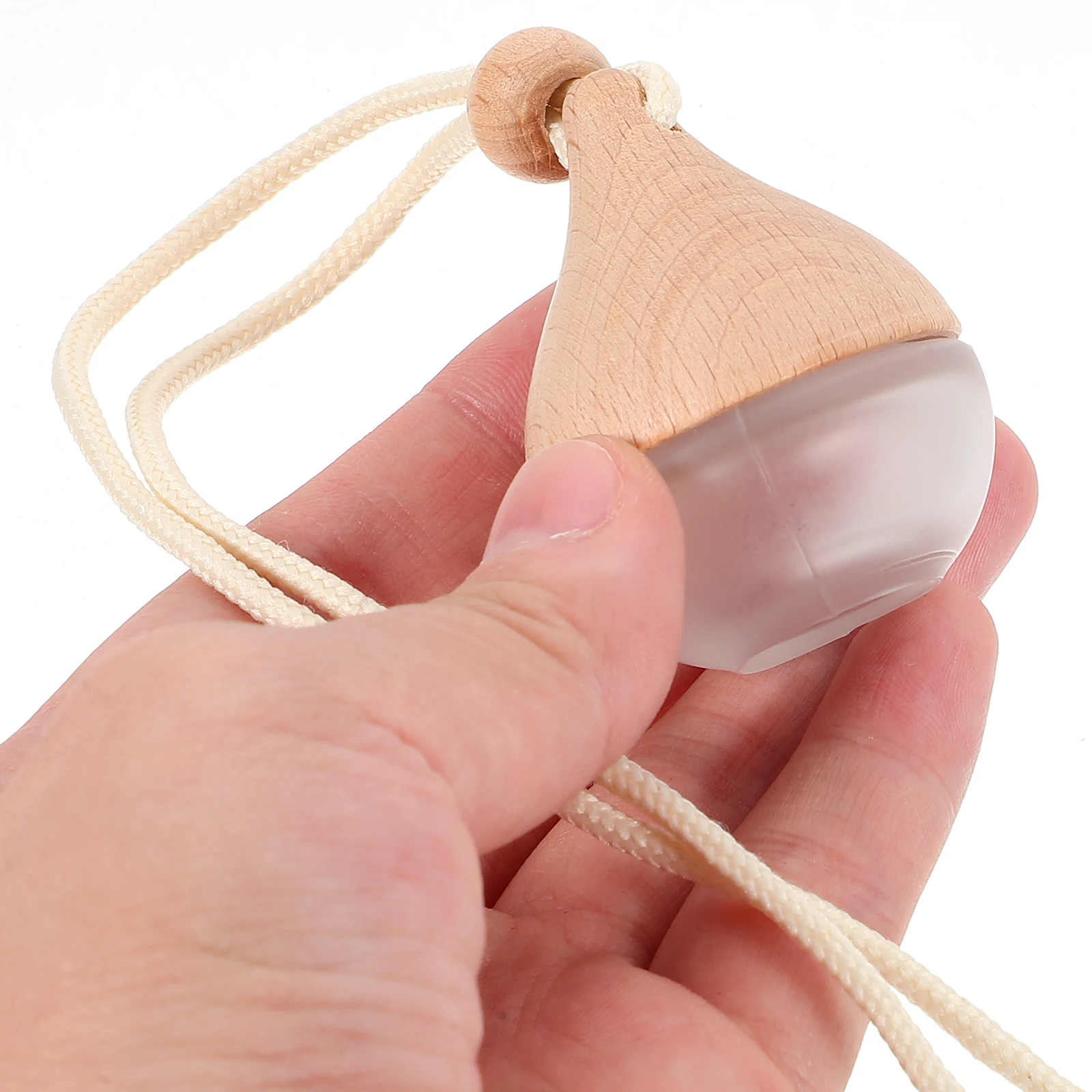 

4pcs Car Aromatherapy Diffuser 8ml Glass Oil Bottle Wood Scented Accessories Rear View Mirror Lavender Refill Car Air Freshener