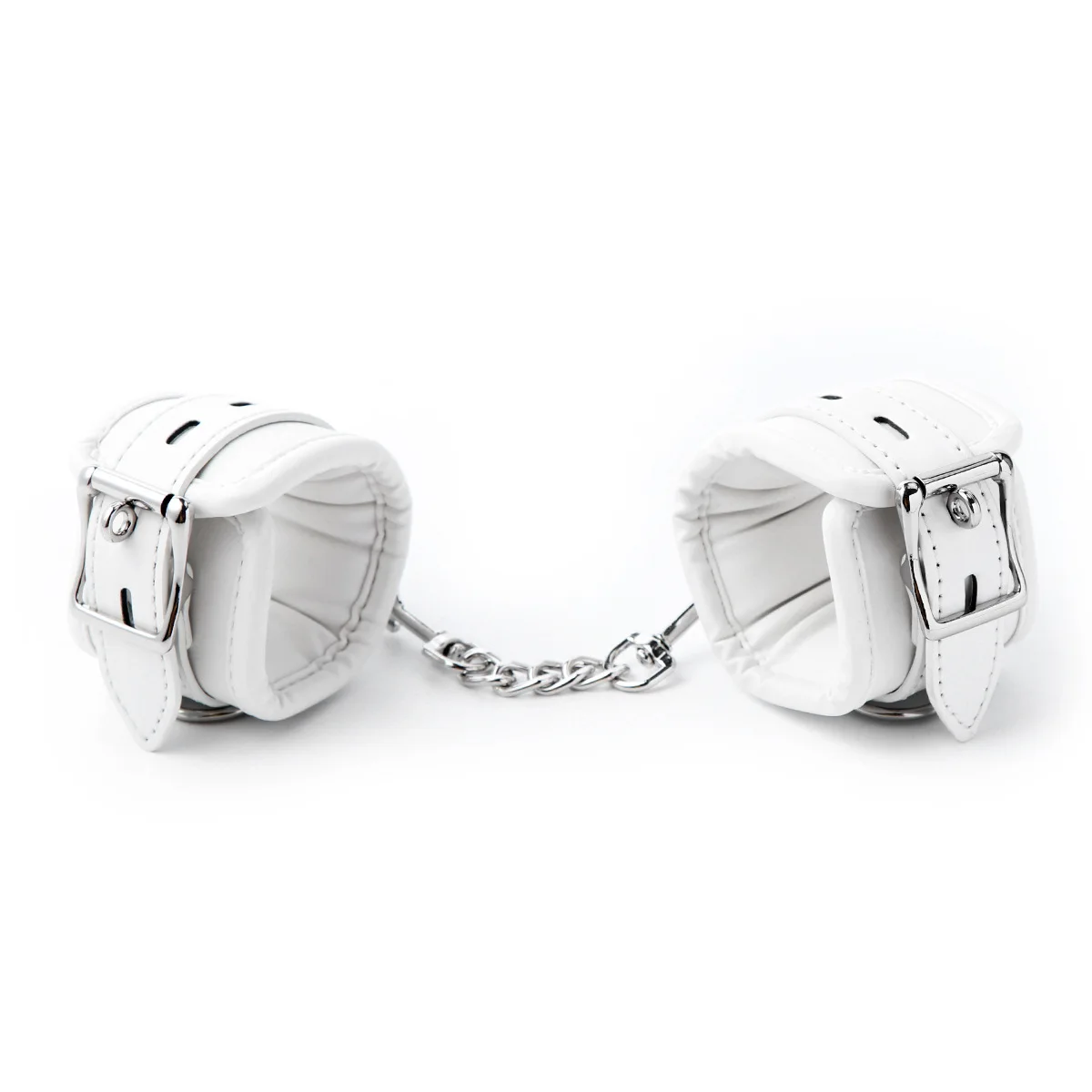 High Quality Sponge Metal Chain Handcuffs Ankle Cuff Collar BDSM Bondage Sex Toy Kit Restraints BDSM Bondage Adults Sex Products view 6
