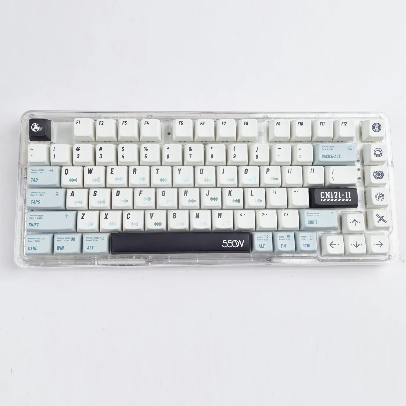 MDA Height Keycaps PBT Sublimation VGN 68 75 84 87 98 104