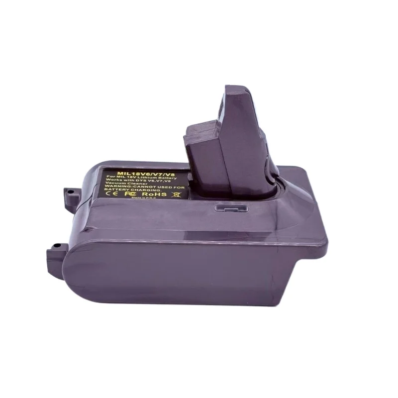 For Milwaukee 18V Lithium-ion Batteries MIL18V6V7V8 Battery Adapter Converter Compatible for Dyson V8 V7 V6 Animal Series Vacuum