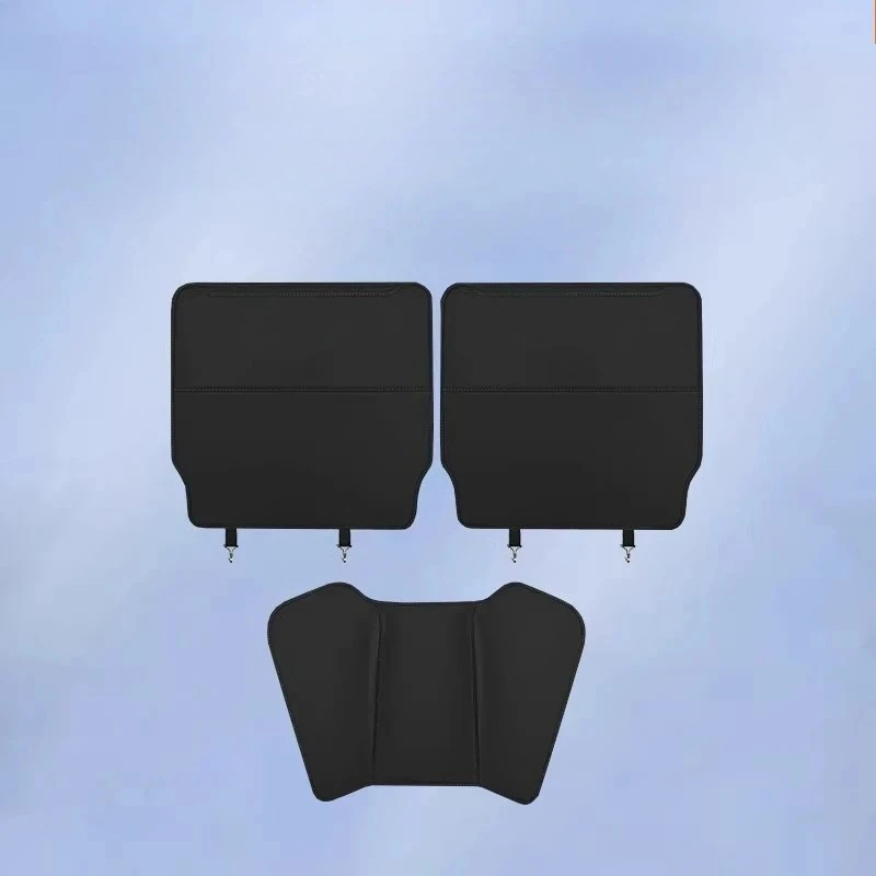 For Chery iCAR V27 2026 Leather Seats Rear Kick Mats Rear Seat Back Scratch-Resistant and Stain-Proof Pads Accessories