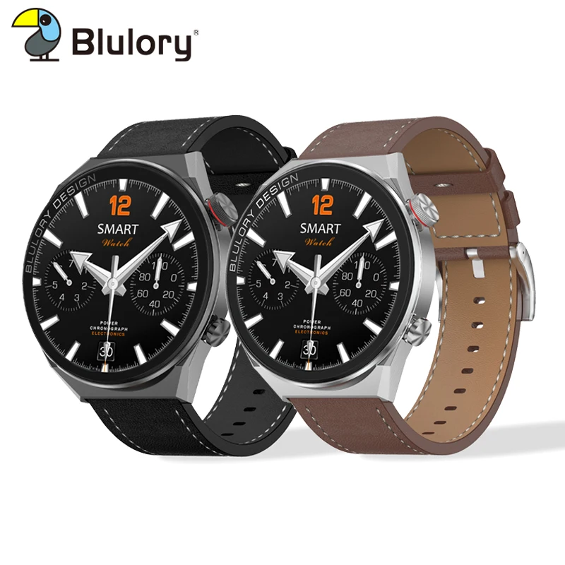 Blulory NE Smart Watch uomo sport Smartwatch NFC controllo accessi chiamate Bluetooth temperatura frequenza cardiaca rilevamento dell'ossigeno nel sangue