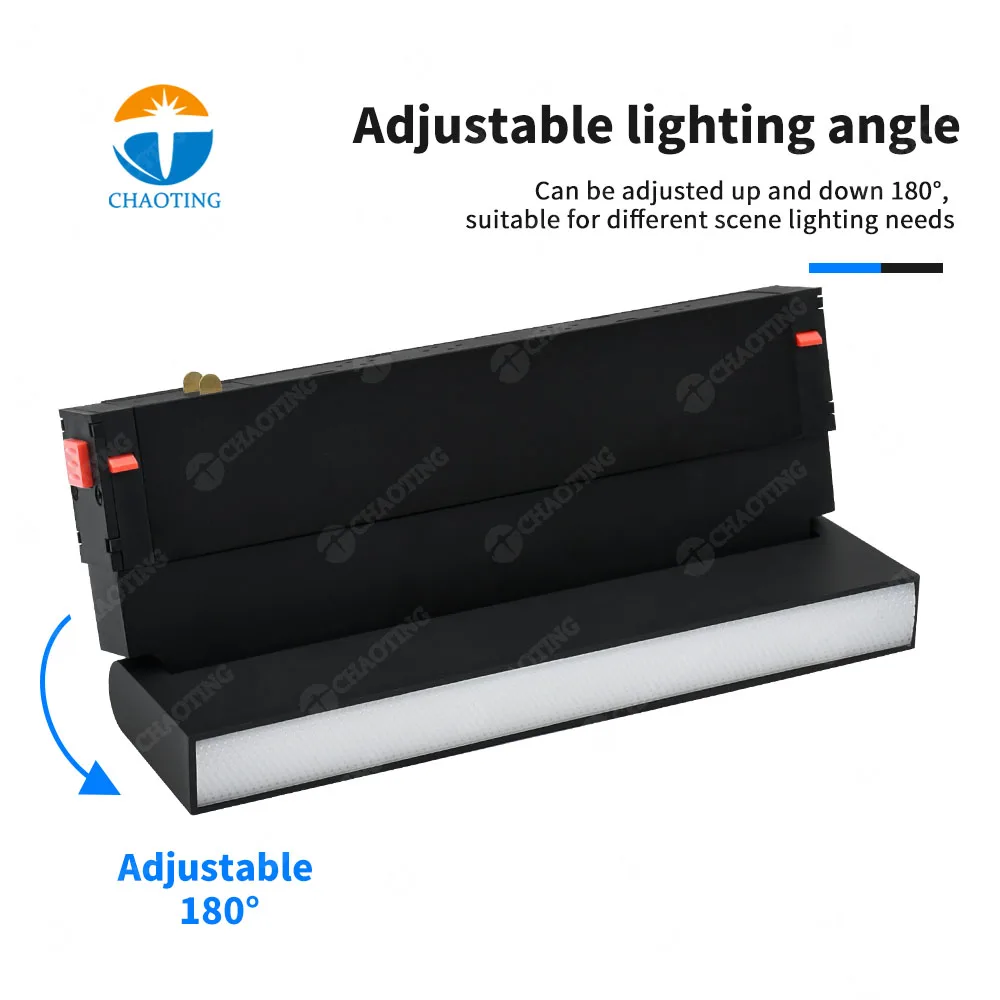 การรับรอง CE Rohs ไฟติดตามที่ทันสมัยเพดานไฟติดตามแม่เหล็ก LED สปอตไลท์เพดาน Zigbee ระบบไฟติดตามแม่เหล็ก