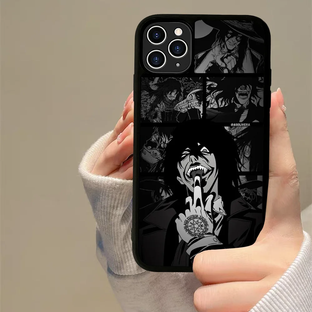 Alucard Hellsing Anime Phone Case Silicone PC+TPU For Samsung S10 20 30 22 23 24 Plus Lite Ultra Cover