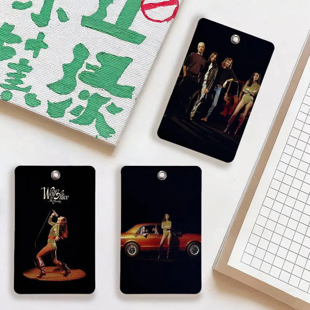 

band W-Wolf Alice album Card Holder Hospital Credentials Accessories Gift
