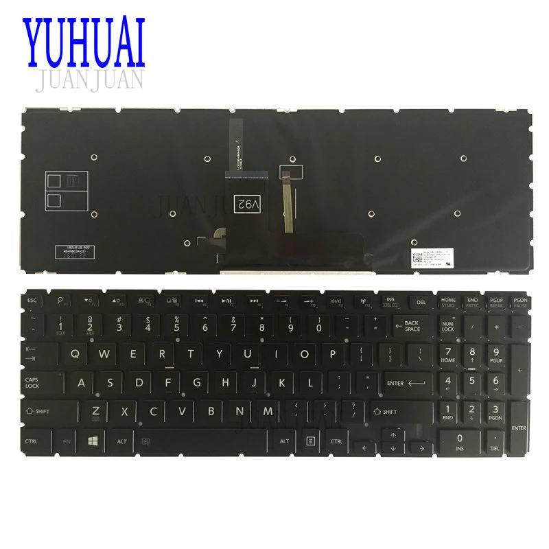 Teclado retroiluminado A+ para Toshiba Satellite S55t-C5263 S55t-C5276 S55t-C5370-4k, versión estadounidense