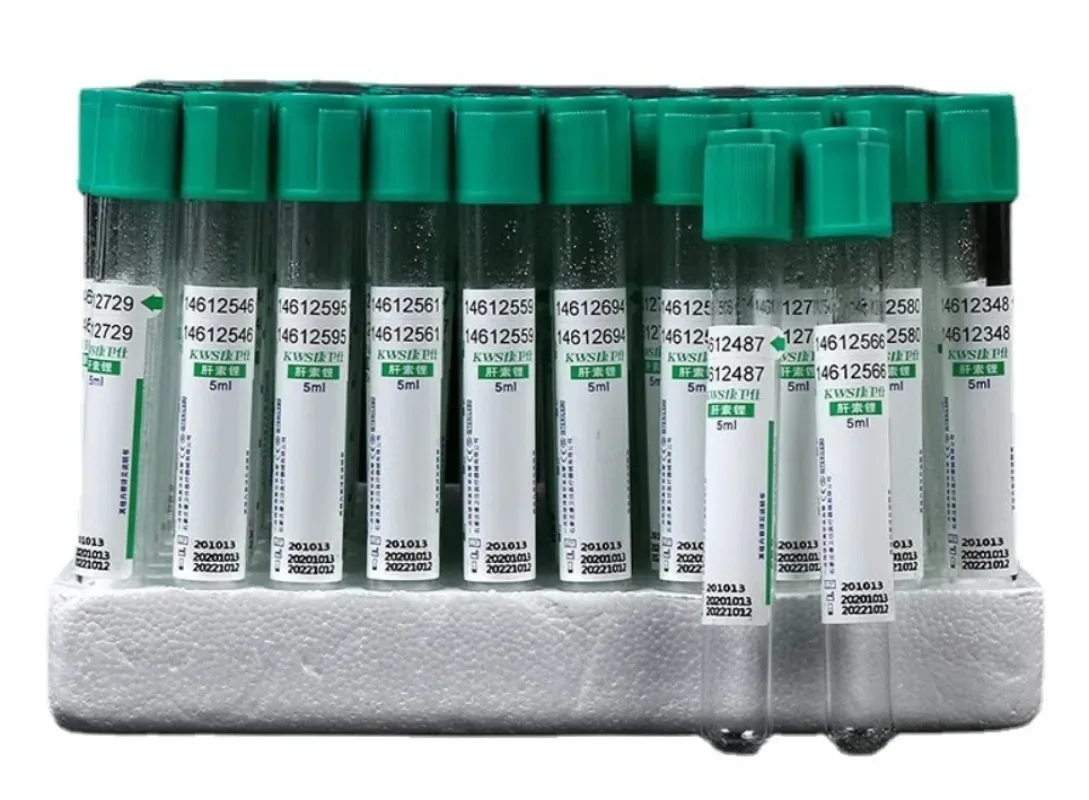 

100 шт., медицинские вакуумные экстракции отрицательного давления сосудистых гепаринских натрия/хепаррин, литиевые 3 мл, 5 мл, 10 мл, пластиковая трубка