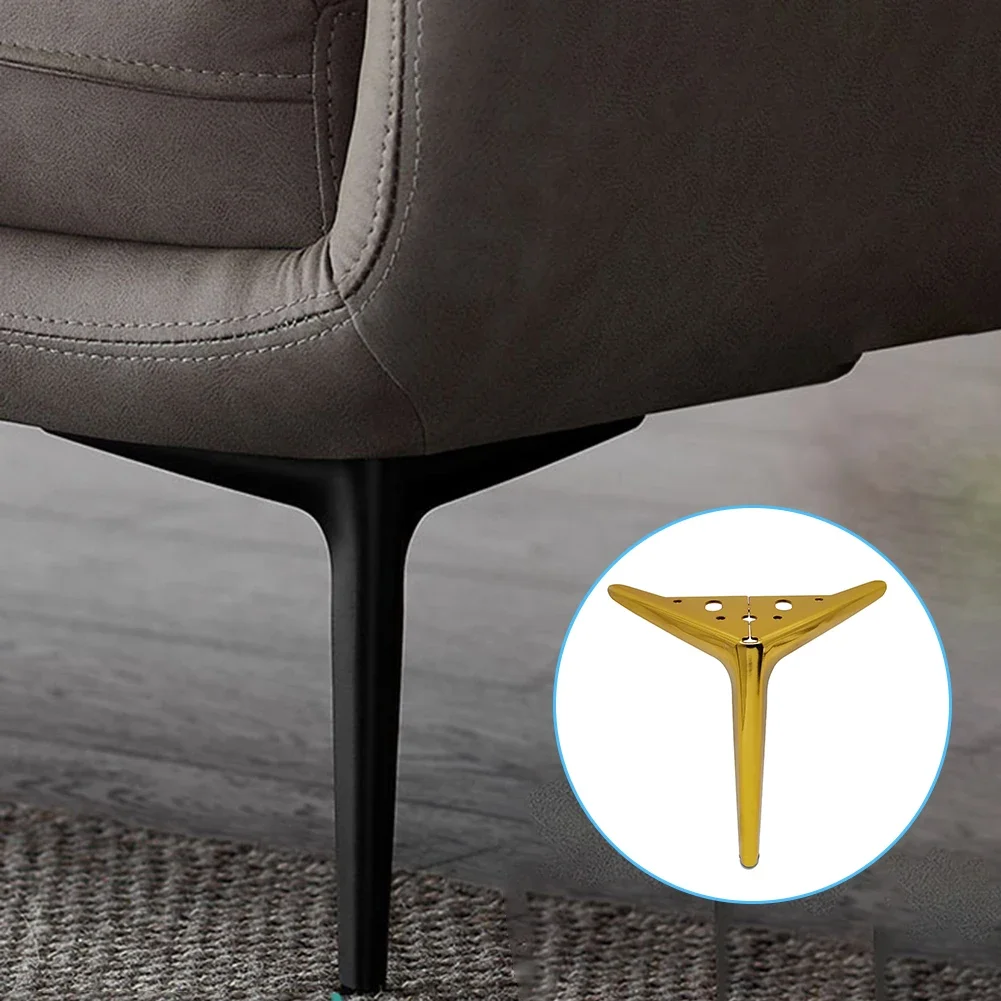 Gold Furniture Legs Furniture Legs Office Suitable For Living Room Support Foot Hardware Legs For Furniture Set