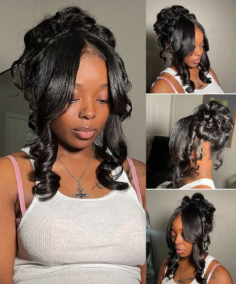 360 Lace Wig with Invisible Strap PrePluck Hidden Strap Raw Body Wave Lace Front Human Hair Vietnamese Invisistrap Wig On Sale