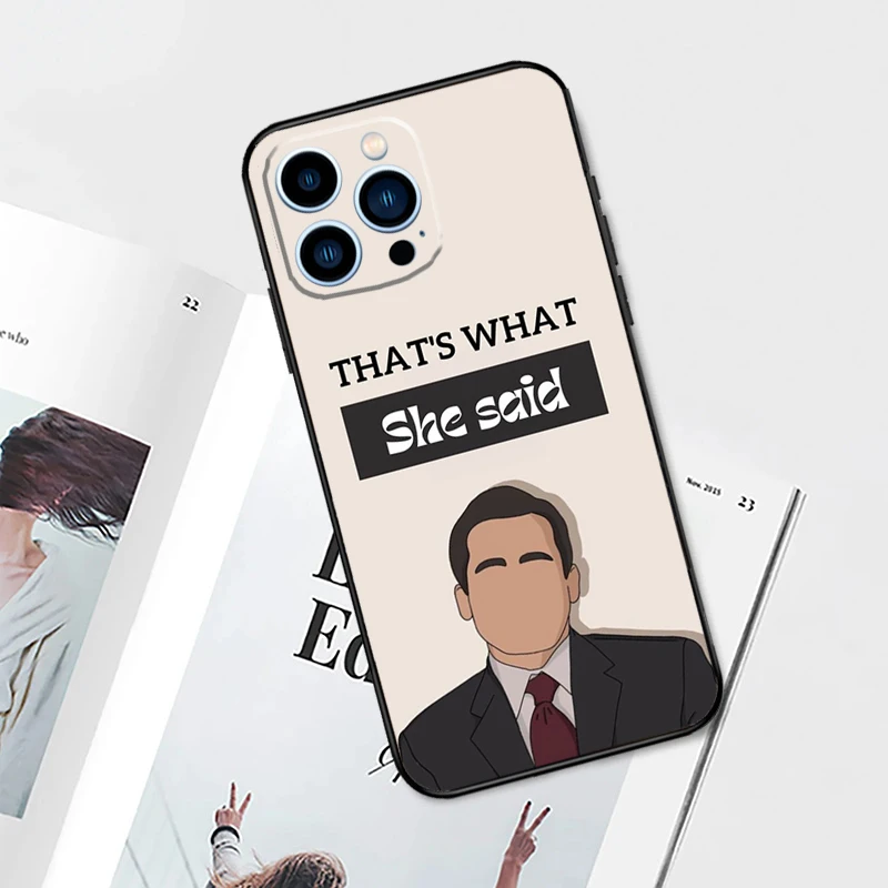 The Office Dunder Mifflin Case For iPhone 14 13 12 11 15 16 Pro Max Plus XS Max X XR 7 8 Plus 13 12 Mini Phone Cover