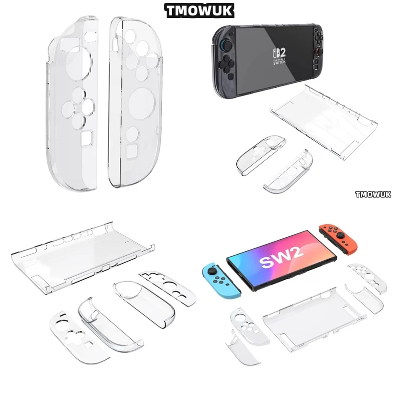 

For Nintendo Switch2 Transparent Crystal Box Tough All - Encompassing Casing.
