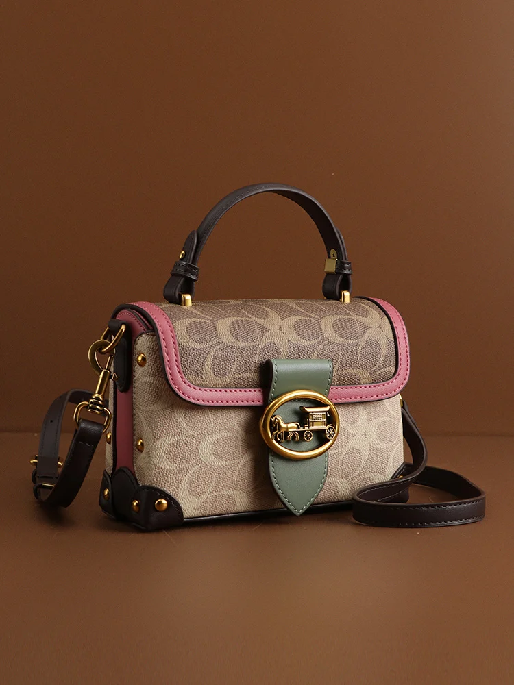 디자이너 스타일 가방 - 202개의 베스트셀러 고품질 가방 - 클래식 크로스바디 숄더백 - 레트로 럭셔리 박스 디자인 핸드백