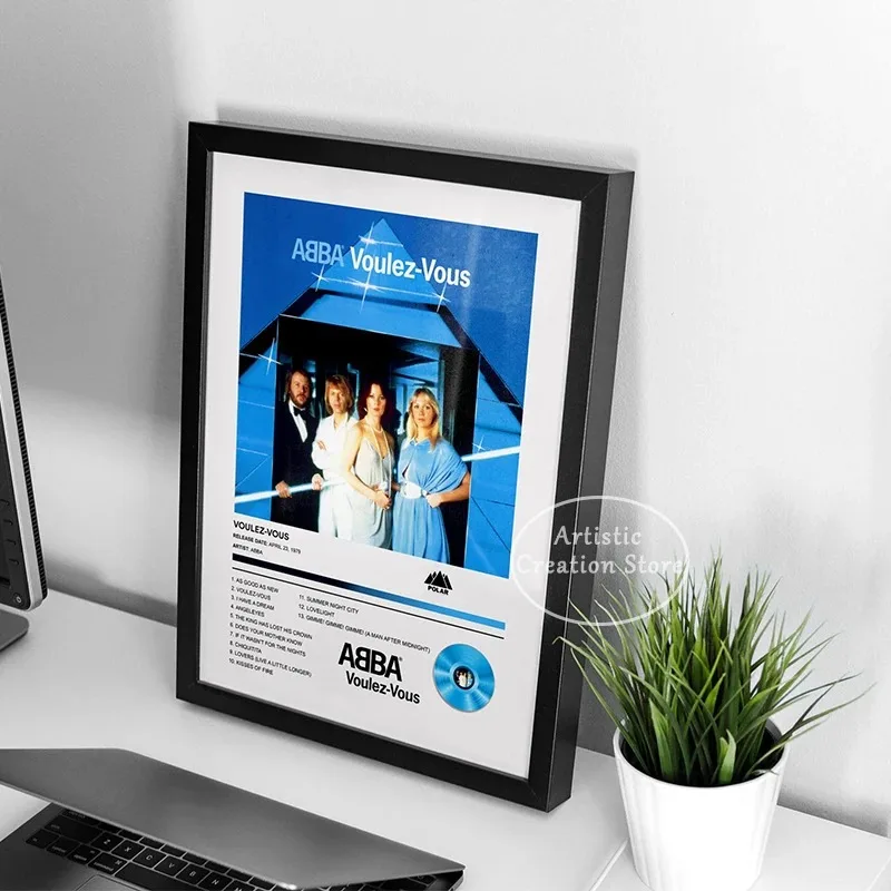 Swedish pop band Abba album cover canvas print wall art picture living room bedroom club home decoration gift