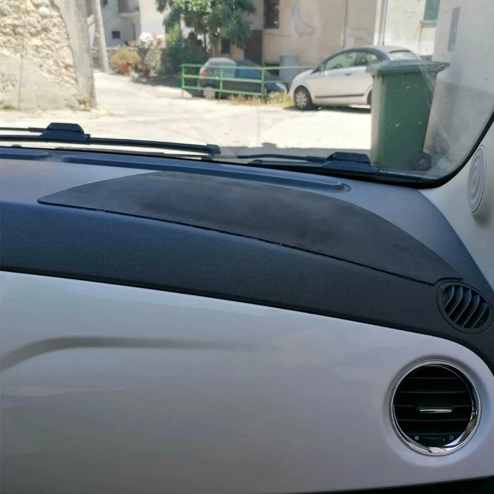 Car Dashboard Protective Mat Anti-Dirty Pad For Fiat 500 Dashboard Imperfections Dash Cover Car Interior Mat Accessories