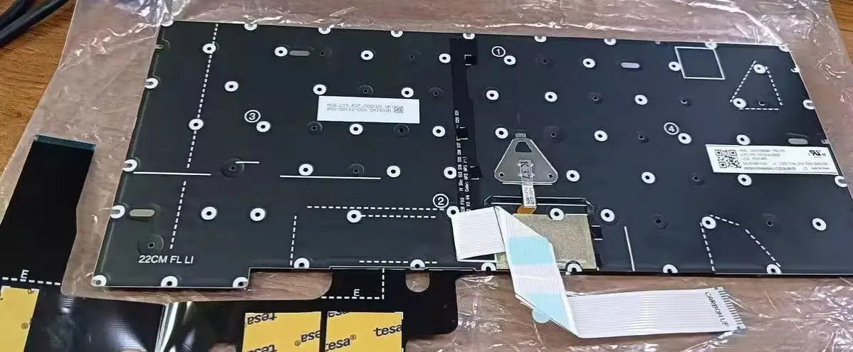 Layout with Backlit Replacement Keyboard for Lenovo ThinkPad T14S Gen3 Laptop Keyboard