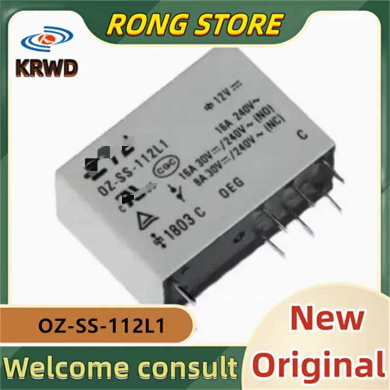 5 قطعة OZ-SS-112L1 جديدة ومبتكرة رقاقة IC 0Z OZ-SS-112L1 OZ-SS-112L DIP 12VDC 16A