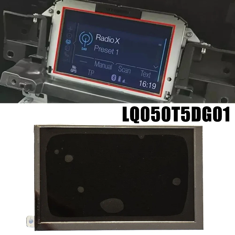 For Ford 5 Inch LCD Display Screen for Fiesta For Focus Kuga For Transit Connect LQ050T5DG01 OEM Replacement Part