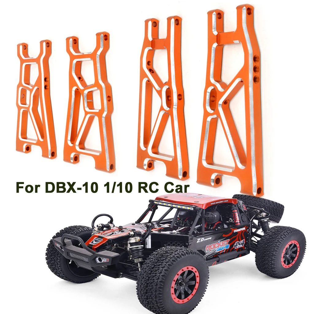 2Pcs/4Pcs Metal Front Rear Suspension Arm 7597 7598 For ZD Racing DBX10 10421-S 9101 9102 1/10 RC Car Upgrade Parts