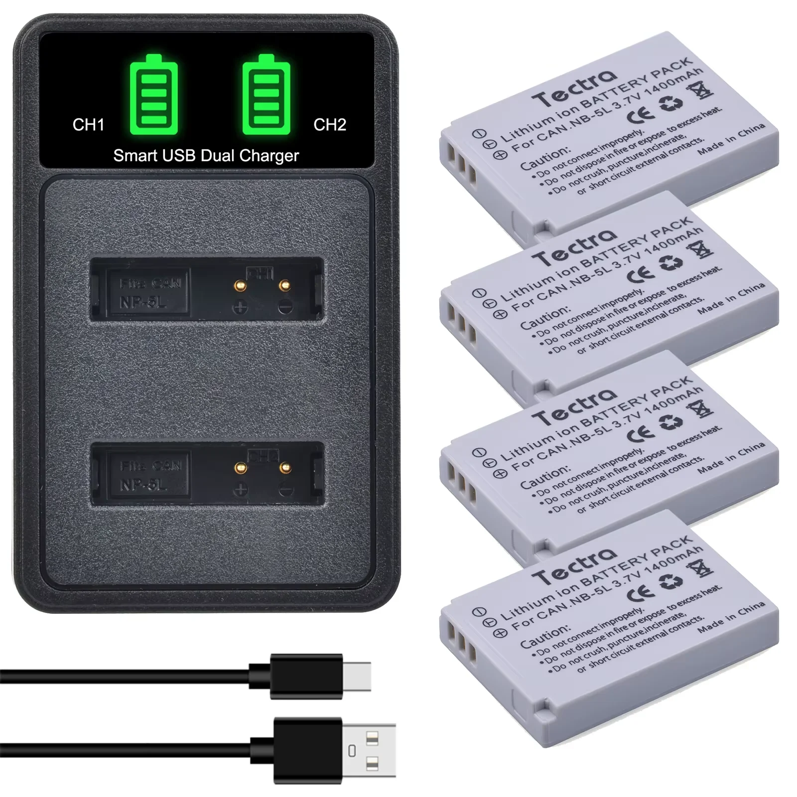 NB-5L Battery&Charger for Canon PowerShot S100,SD700,SD790,SD800,SD850, SD870 is,SD880 is,SD890 is,SD900 is,SD950 is,SD970 is