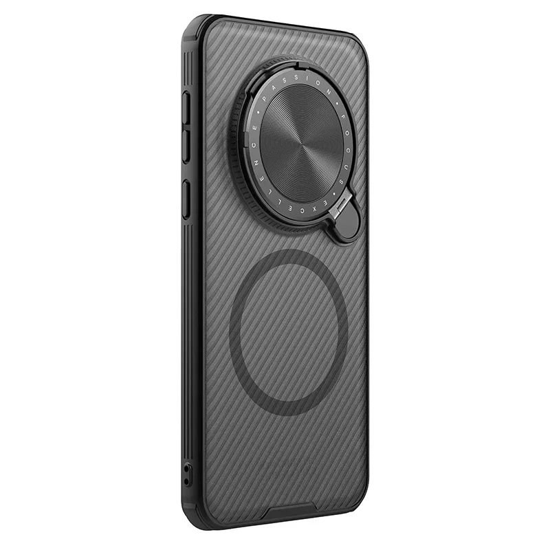 Nillkin Magnetic Case for Honor Magic 7 Pro, Flip Lens Cover with Kickstand, MagSafe, Shockproof, Anti-Scratch, 360° Protection