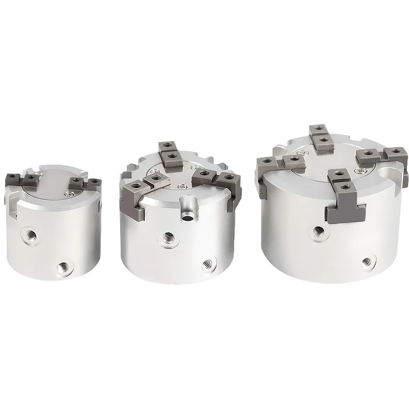 MHS2/MHS3/MHS4 Pneumatic Finger Cylinder Gripper Replacement Double Action Rotating Air Cylinder 16D/20D/25D/32D/40D/50D/63D/80D