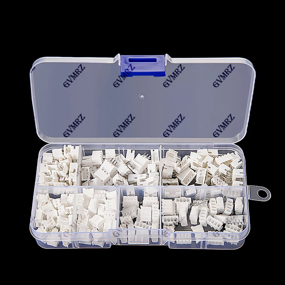 180PCS 2-4P PH2.0 JST Male Female Plug Socket PH 2.0mm Connector kit Straight Pin 2P 3P 4P Pitch 2.0mm