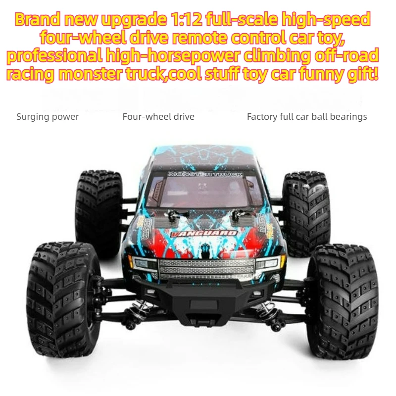 Cool Stuff Funny Gift-1:12 High-speed 4WD Rc Truck,Remote Control Car Model,Monster Truck,Kawaii Off-road Rc Cars,Toys for Kids