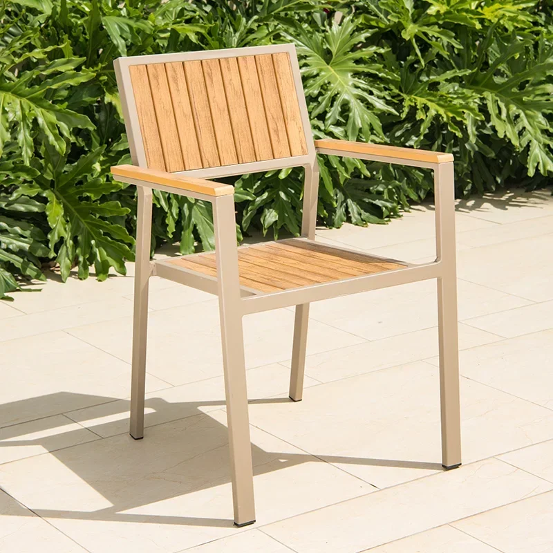 Chaises Rustiques en Bois, Mobilier de Maison, Jardin Extérieur, Terrasse, Salle à Manger, Style Nordique, Hypothèque Unique