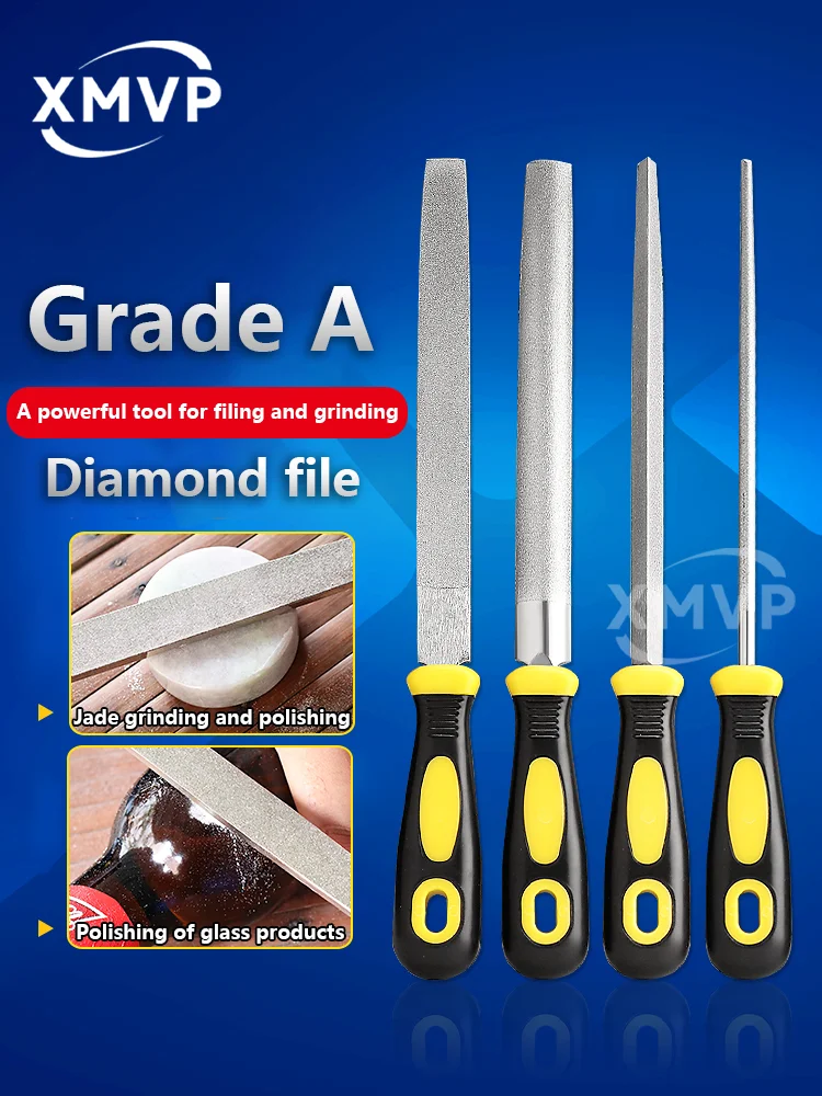 

Diamond file, alloy steel file, triangular chisel, semi-circular flat large plate file, jade grinding tool, file