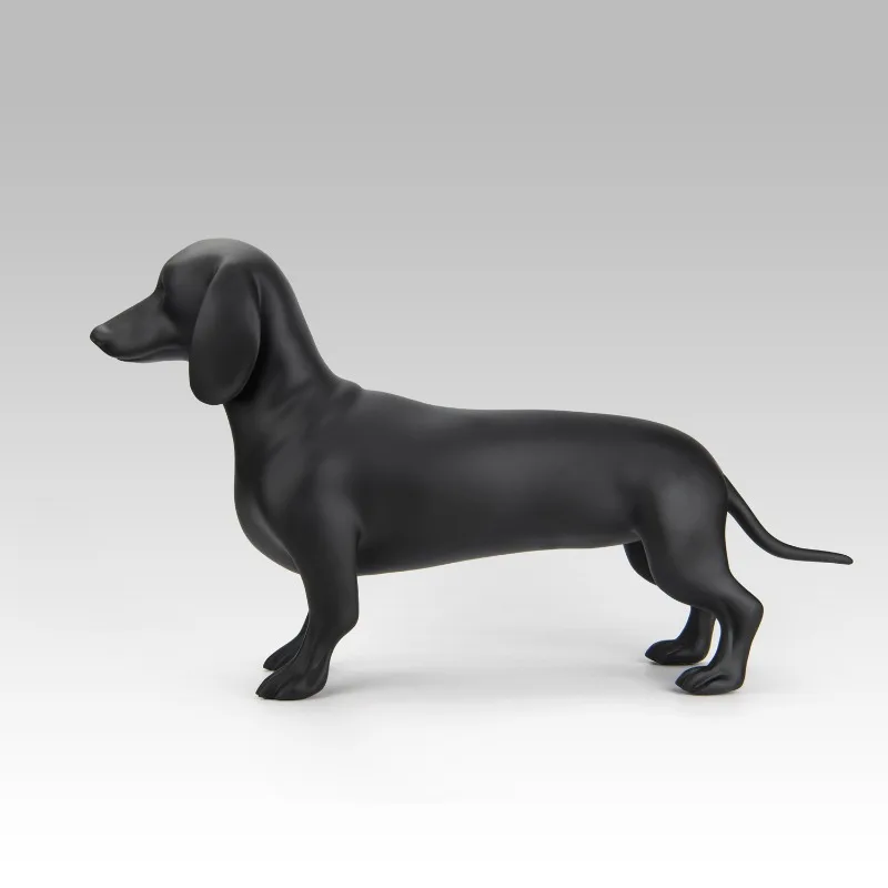 Dachshund dog ornaments photography props dog models pet clothing display models floor simulation crafts