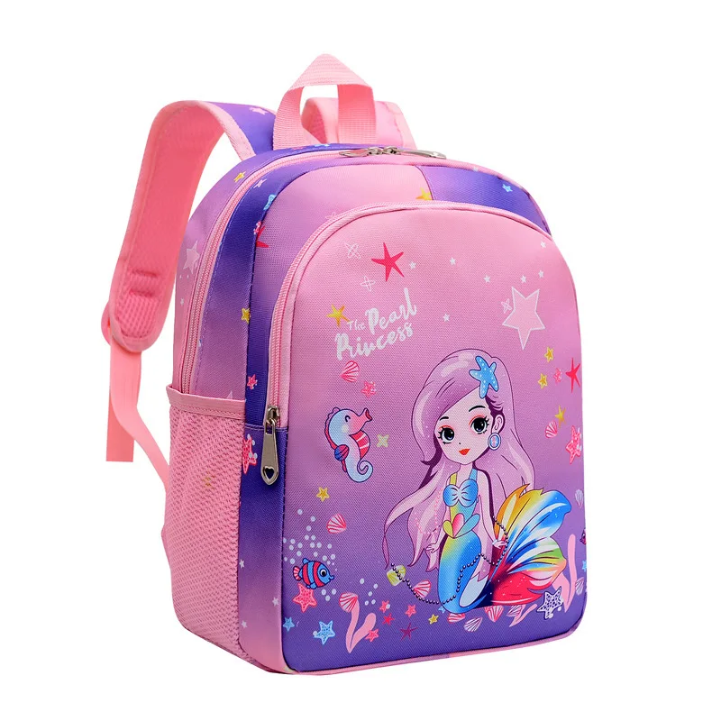 2023 Baby Girls 2-6 Years Old kids Engineering Backpack Cartoon School Backpack Kids Kindergarten Small School Bag Cute Backpack