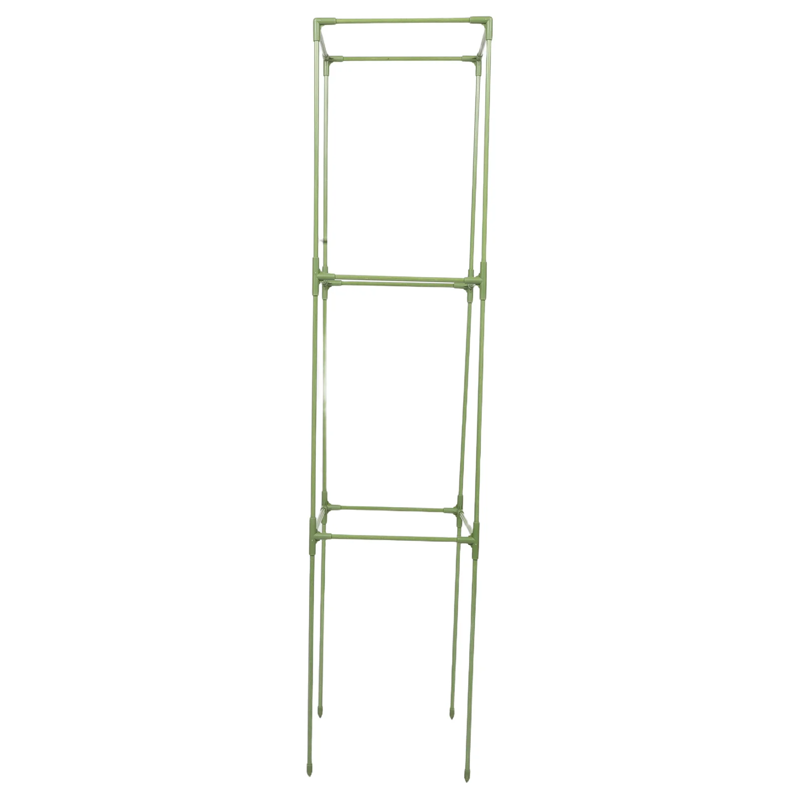 

1 комплект, садовая клетка для томатов, стекловолоконная квадратная опорная рамка для растений для вьющихся овощей, уличная теплица, огурец, баклажаны